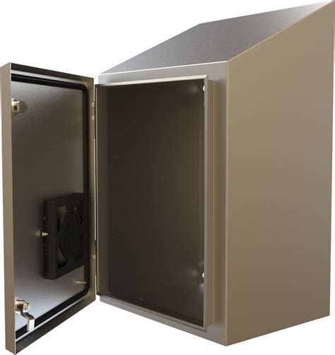 hammond stainless steel enclosures|stainless steel sloped top enclosure.